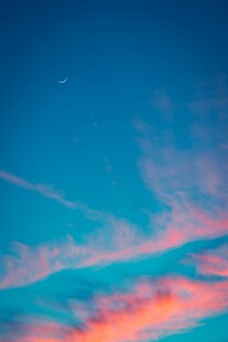 梦幻天空晚霞美景