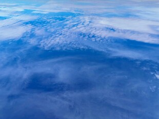 蓝色梦幻海洋景象