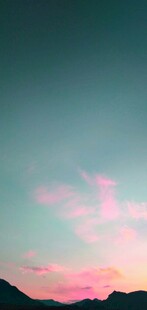 日落时分的梦幻天空景色