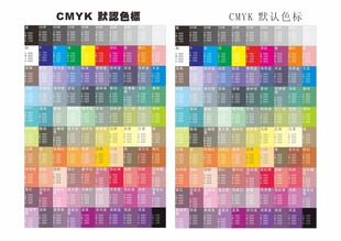  CMYK色卡 