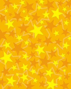 黄色星星图案背景