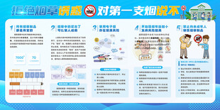 拒绝烟草诱惑对第一支烟说不展板