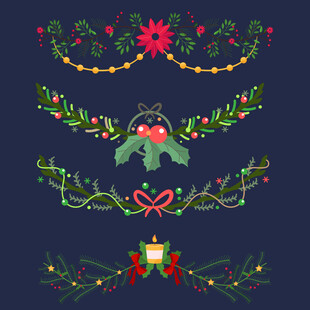 圣诞装饰元素集合