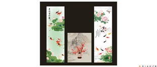 玄关风景画