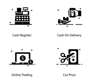 金融交易相关图标 