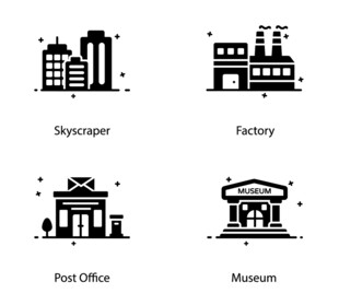 建筑图标集合