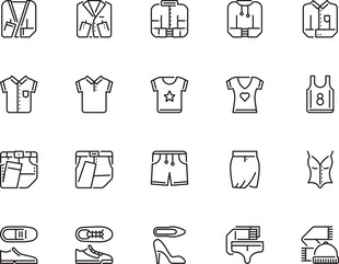 服装及配饰图标 