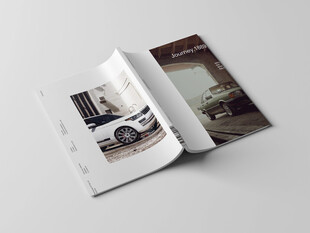 画册封面设计样机贴图素材