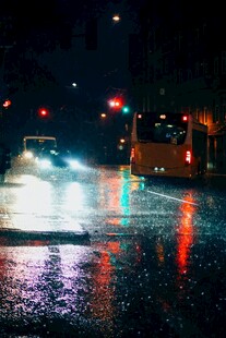 雨夜街道