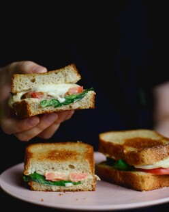 美味三明治特写