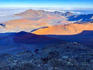 壮丽山景日出美景