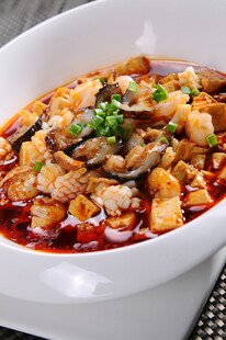 香辣美味海鲜豆腐煲
