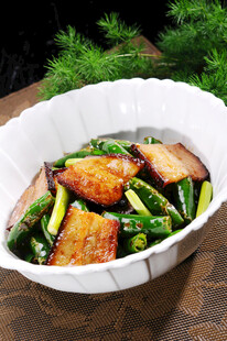 烧椒炒肉片