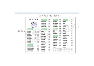 灯片价格表 