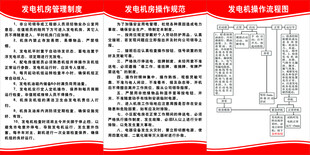 发电机操作流程图