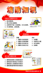 消防知识宣传海报