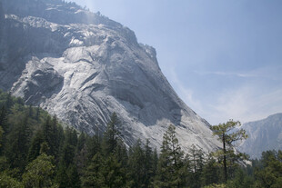 壮丽山景与葱郁森林