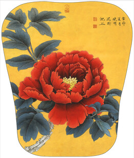 国画牡丹图