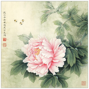 国画牡丹图
