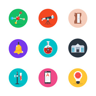 扁平风实用图标 