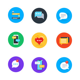 社交互动类图标 