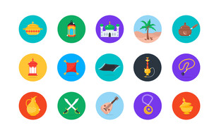 多彩生活类图标 