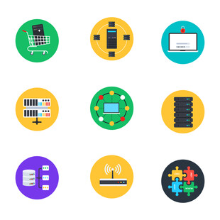 多彩科技相关图标 