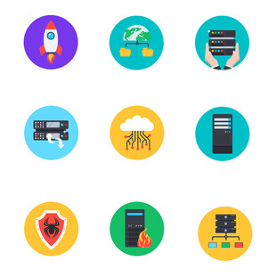 科技应用相关图标 