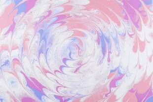 梦幻渐变旋涡抽象图案