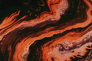 流动的炽热熔岩纹理