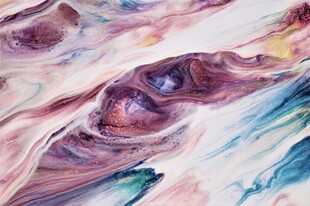 梦幻抽象流体艺术画作