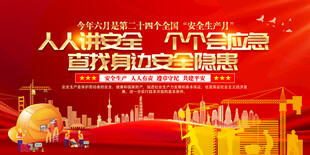 2025 安全 生产月 宣传栏