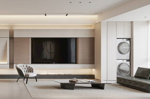 现代简约风客厅室内设计