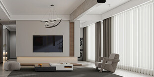 现代简约风客厅室内场景