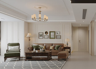 现代简约风温馨客厅一角