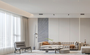 现代简约风客厅室内场景