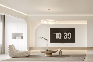 现代简约风客厅电视墙展示