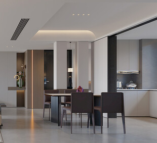 现代简约风格餐厅室内设计
