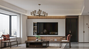 现代简约风客厅室内设计