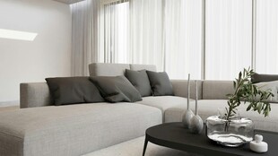 现代简约风客厅沙发一角