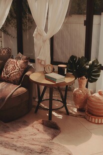 温馨舒适的室内休闲角落