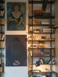 艺术气息的书架陈列空间