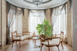 优雅客厅休闲角落布置