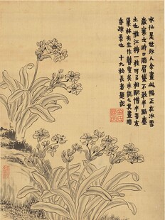 水墨兰花图
