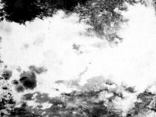 黑白抽象云雾景象