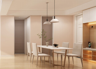 简约现代风餐厅室内场景