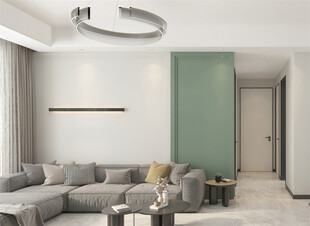 现代简约风客厅室内场景