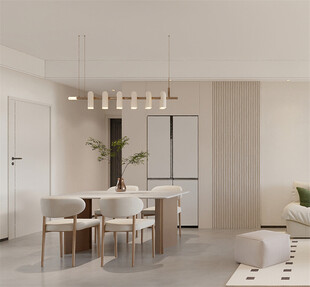 简约现代风格的温馨餐厅空间