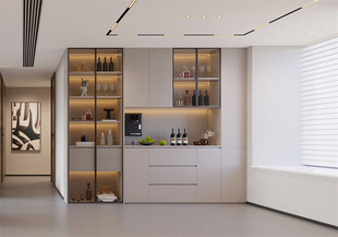 现代简约风厨房橱柜设计