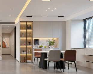 现代简约风餐厅室内设计
